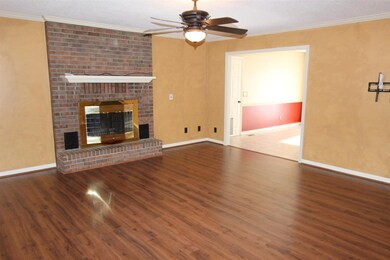 The spacious great room welcomes guests to your ho