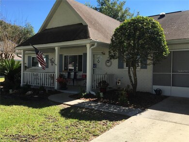 Welcoming front porch