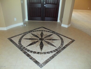 Entry tile work