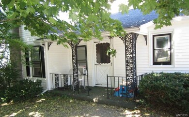 Side entry that faces the West side of the home.