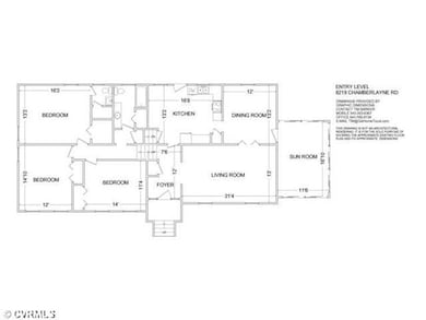 2nd Floor Plan - Depicts 2nd and 3rd levels of hom