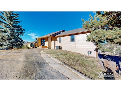 Front drive has curb for drainage