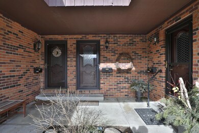Welcoming front porch