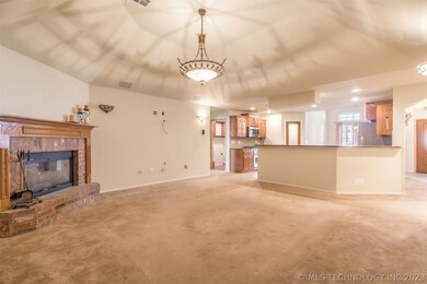 View of living room from back door looking in.