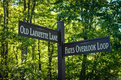 This corner lot is just over an acre.