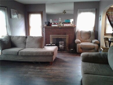 Living Room with wood burning fireplace. Not curre