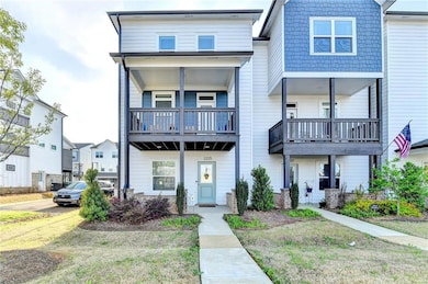 Multi unit property with a front lawn