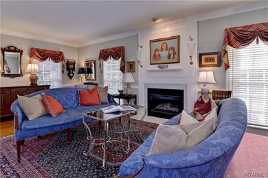 Ready for entertaining, the family room is conveniently located near the foyer.