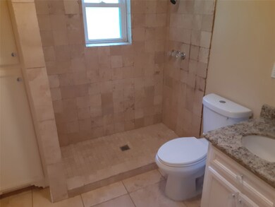 Beautiful Large Shower  with newly Tiled surround! Granite Countertops!