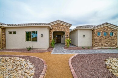 Stacked Stone Entry
