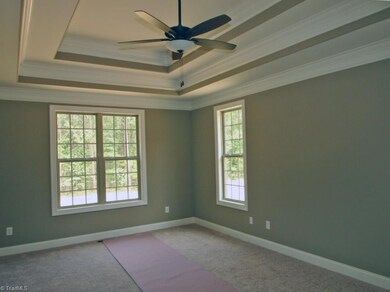 Master bedroom with double trey ceiling