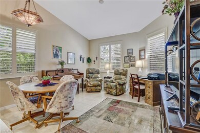 Family room/ den area the kitchen one could add a casual dining - also room for bar stools just to left.
