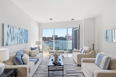 Living space looking towards balcony #1