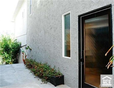 Designer glass door at entry.