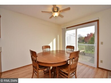 Direct access to deck overlooking large green spac