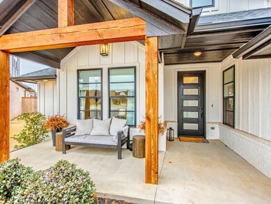 Grand covered porch & Entry