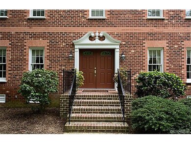 Well appointed masonry with double door entry and 