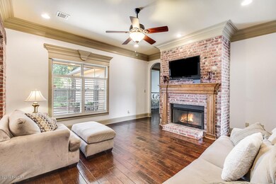 Full Brick Gas Fireplace