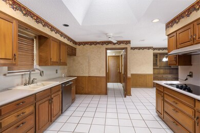 This roomy kitchen has space for multiple chefs!