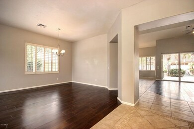 formal living dining area