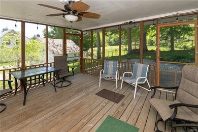 Screened in porch .  Lots of room to enjoy the out