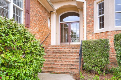 Grand front entrance