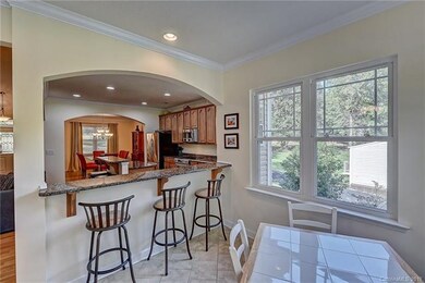 Sunroom breakfast bar