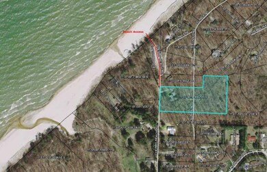 Aerial Beach access
