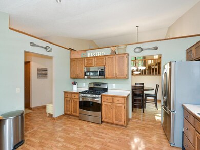 Spacious kitchen with newer SS appliances. Conveni