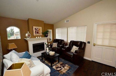 Rich hardwood flooring - tastefully painted