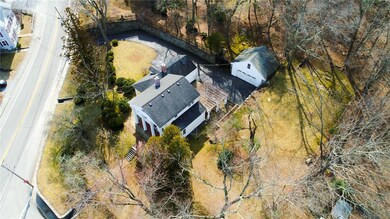 Aerial view of property!