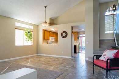 family room & dining area