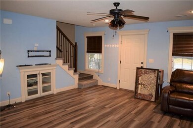 Beautiful living room with new flooring!
