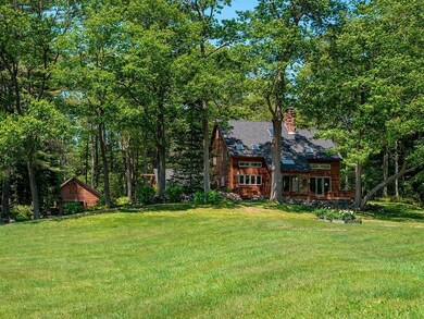 Custom built home on 4.9 acres.
