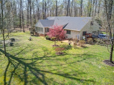 Aerial View of the Rear of the House showing expan