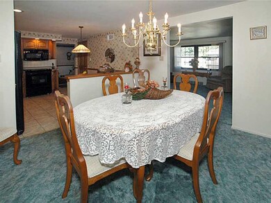 Dining Room. KITCHEN OPENS TO DINING ROOM.  CONVEN