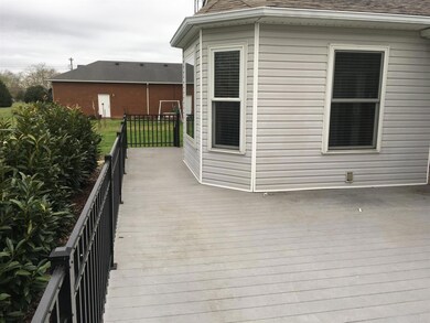 Large deck for entertaining