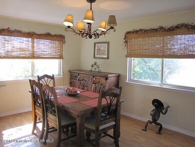 Dining area with views