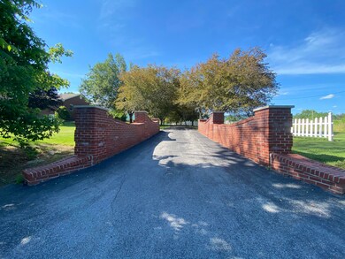 entering the property