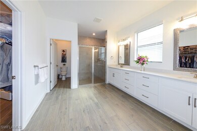 Bathroom with double vanity