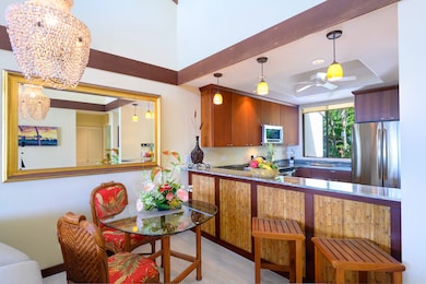 There is a comfortable dining area, and also seating at the bar counter