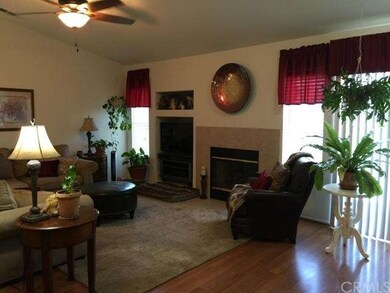 Spacious Great Room with cozy fireplace, vaulted c