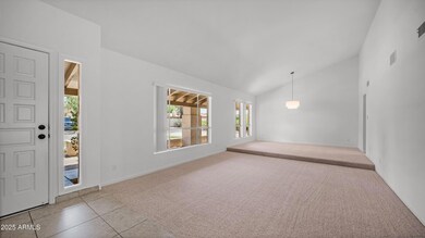 Front Entrance and Living Spaces