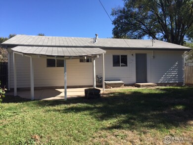 Spacious backyard with room for garage