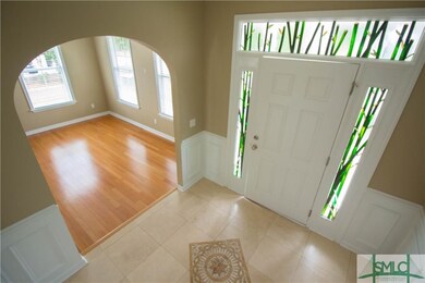 Foyer with large coat closet