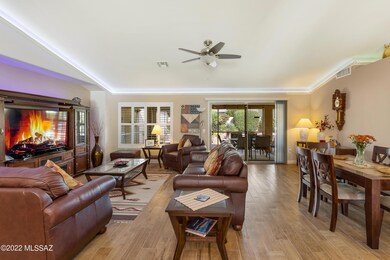 Tile floors & slider to patio