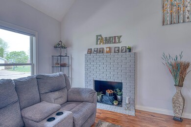 Attractive Brick Fireplace