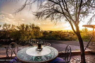 Front Patio at Sunset