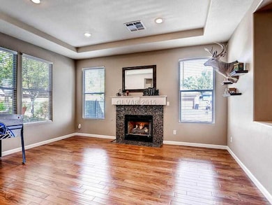 Living Room. Living room with a cozy fireplace, wo