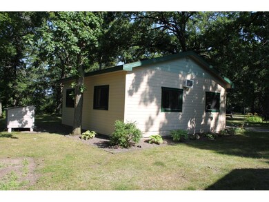 View from the side of cabin and back.